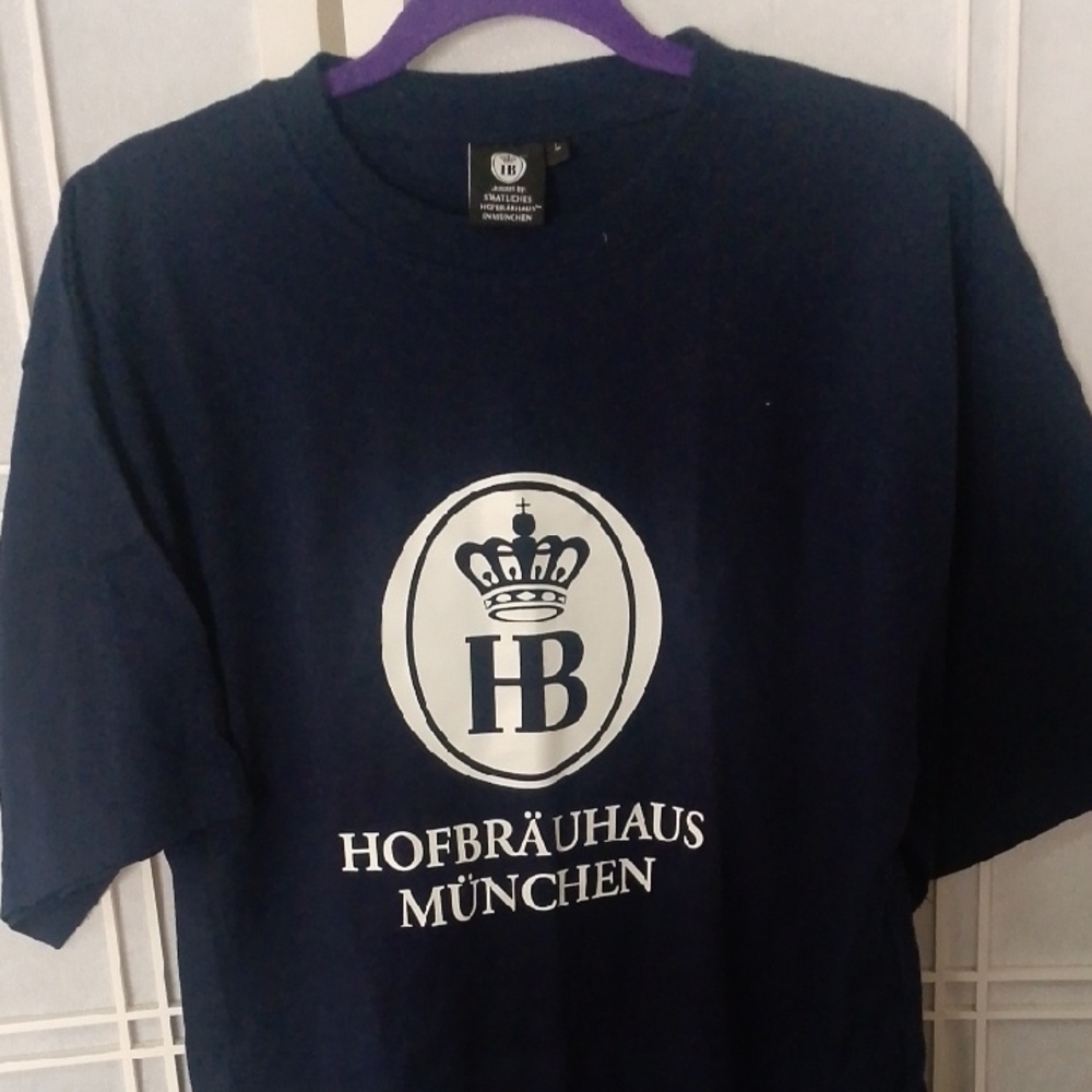 Hofbräuhaus München Navy T-Shirt - Picture 2 of 5